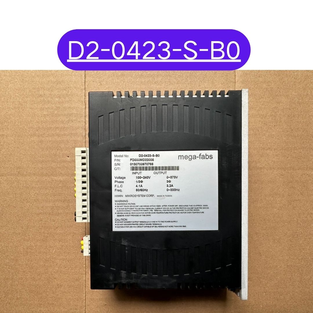 Uji driver servo D2-0423-S-B0 bekas OK pengiriman cepat