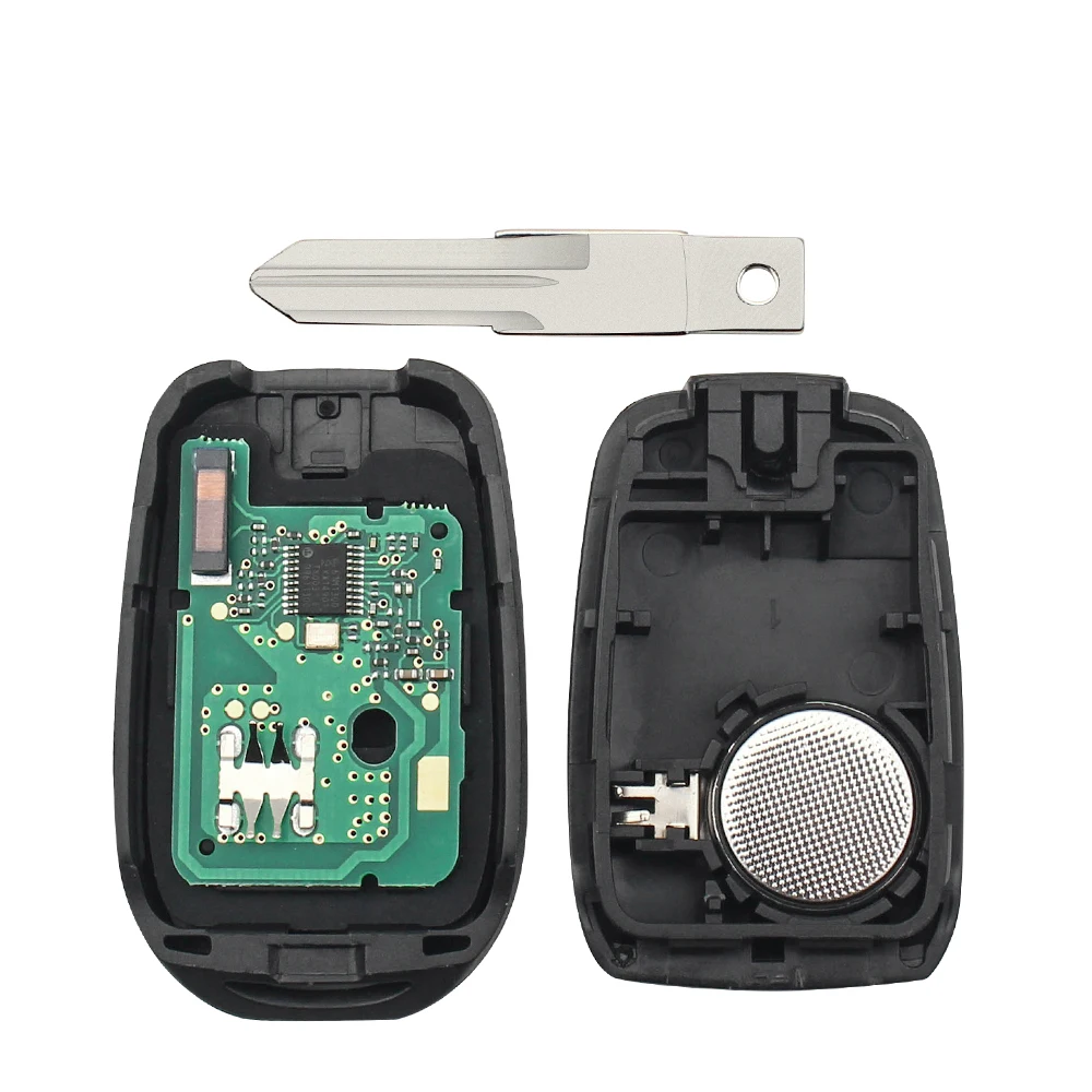 KEYYOU 2/3 ボタンリモートキー 434MHZ 4A PCF7961M チップルノーサンデロダチアローガン 2 ステップウェイ Clio4 ダスター 2016