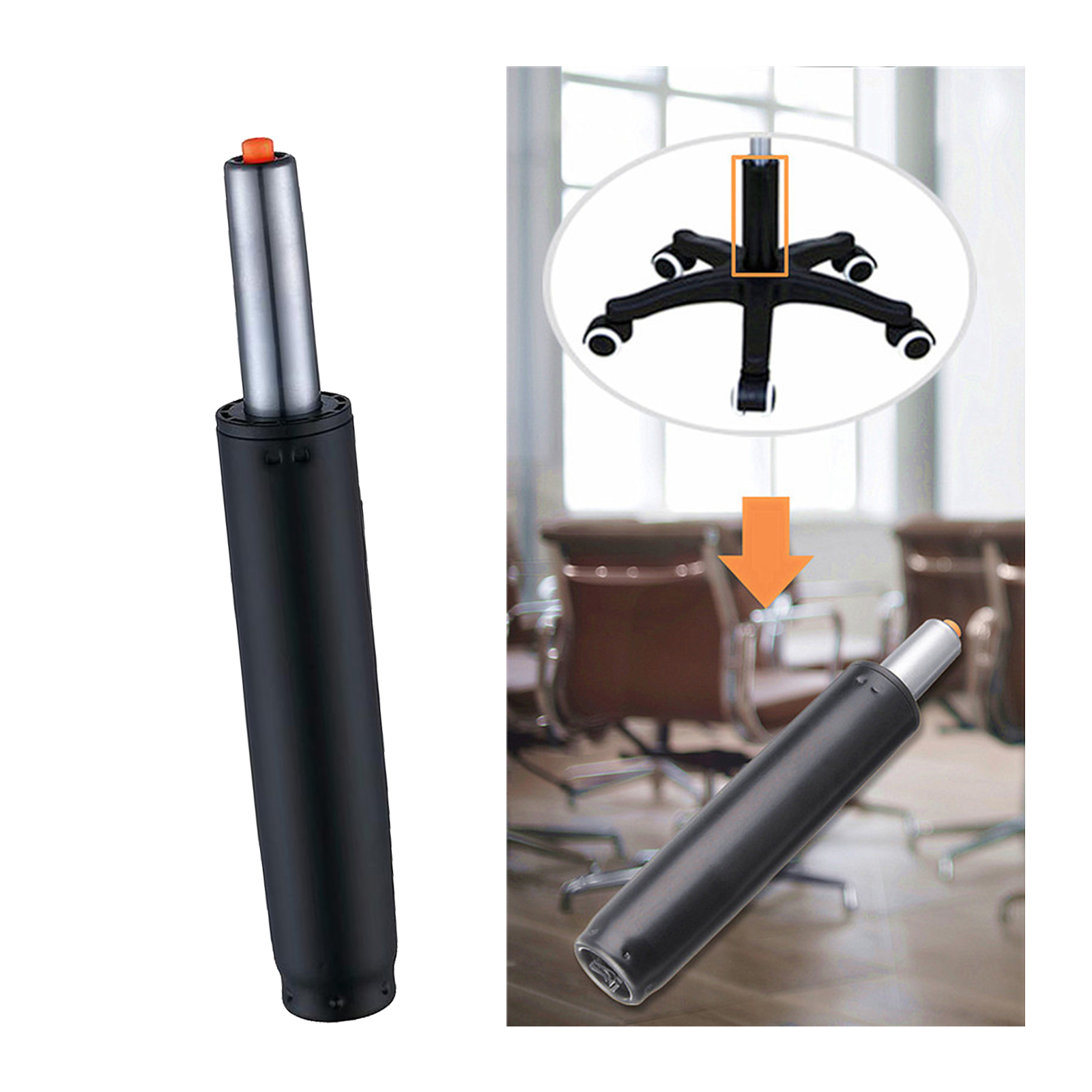 Acessório do cilindro do elevador de gás da cadeira para cadeiras executivas da sala de jantar cadeira do escritório