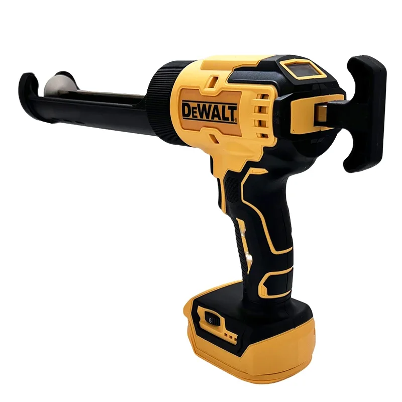 DeWALT 電動ガラス接着剤ガン セメントガラス接着剤 シール剤 シーラントツール ワイヤレスガラスドア 窓充填縫製ガン