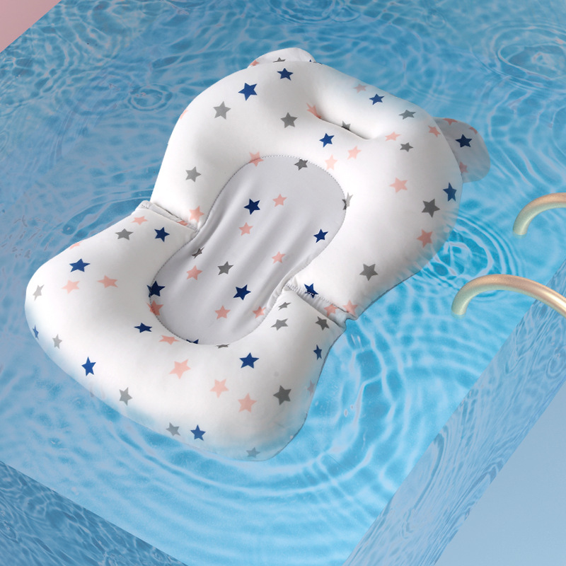 Baby Bad Sitz Unterstützung Matte Infant Anti-Slip Weichen Komfort Körper Kissen Faltbare Baby Badewanne Pad Stuhl Neugeborenen Badewanne kissen