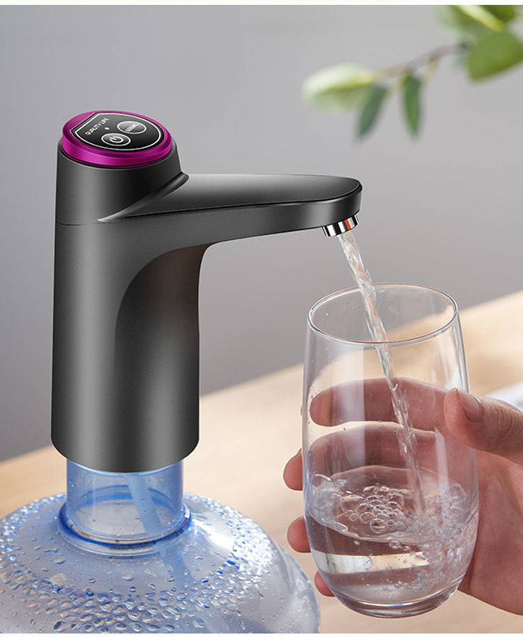 Automatic Water Press Household Barreled Water Electric Water Pump USB Rechargeable Mineral Water Pump Portable Water Dispenser
