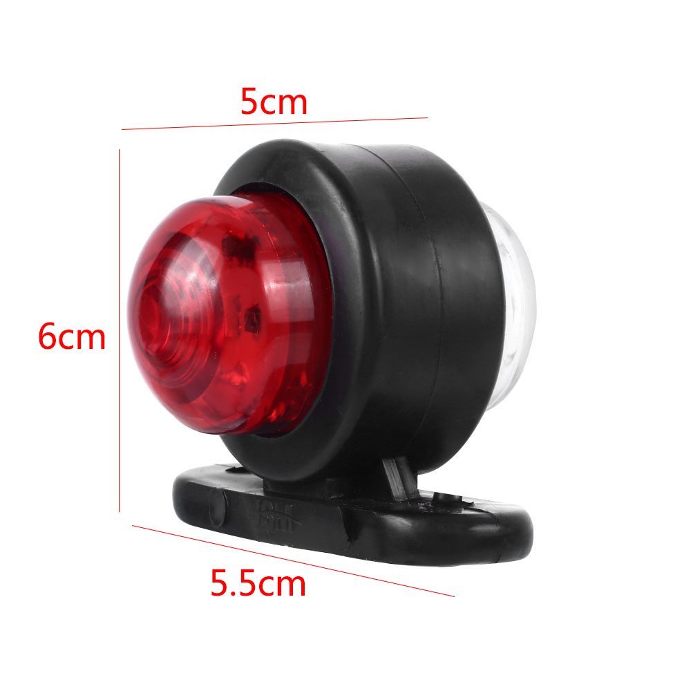 2 ピース/セットトラックテールライトアウトラインマーカー LED サイドマーカー 24v LED ライトトラック部品キャラバントレーラーランプ LED サイドライト