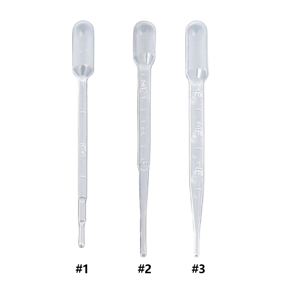 50 pz Pipette graduate Contagocce Trasparente Pipette di trasferimento sterili monouso Forniture per esperimenti Pipette per oli essenziali per laboratorio