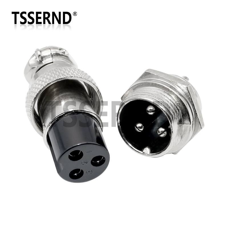GX12 GX16 GX20 2 3 4 5 6 7 8 9 10 Pin Connettore Maschio Femmina Cavo di Collegamento Circolare Presa Aviazione Spina