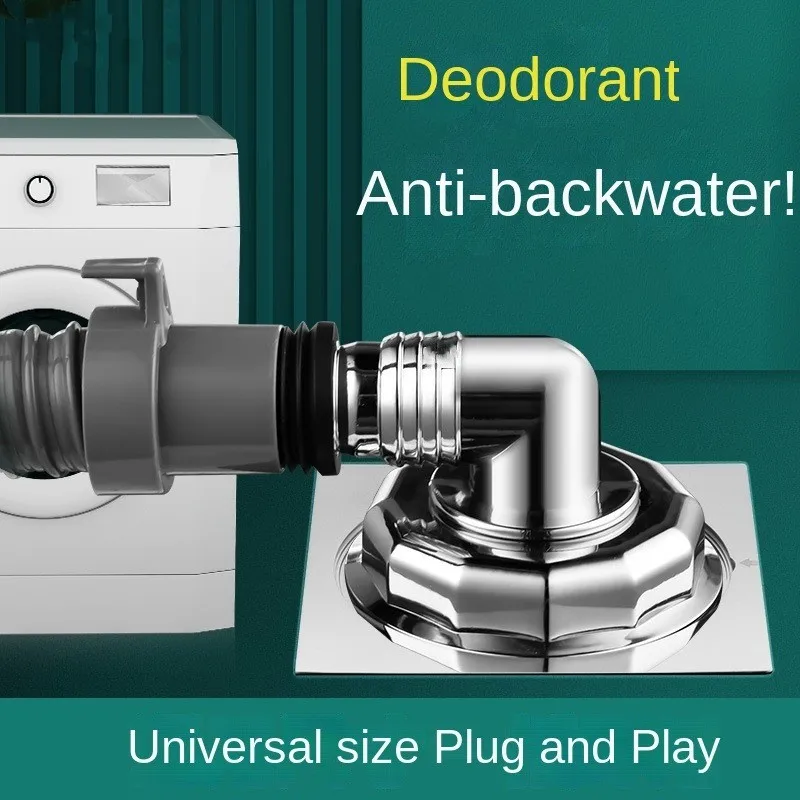เครื่องซักผ้าท่อระบายน้ําชั้น Joint Double Purpose ท่อเครื่องล้างจาน Universal อะแดปเตอร์ท่อ Disposer TRAP เครื่องมือ