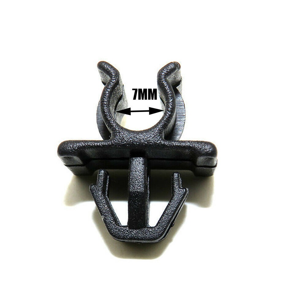 2 個車のボンネットプロップロッドクリップ自動ファスナーフードボンネットプロップロッド外部テストフード車両カーアクセサリー