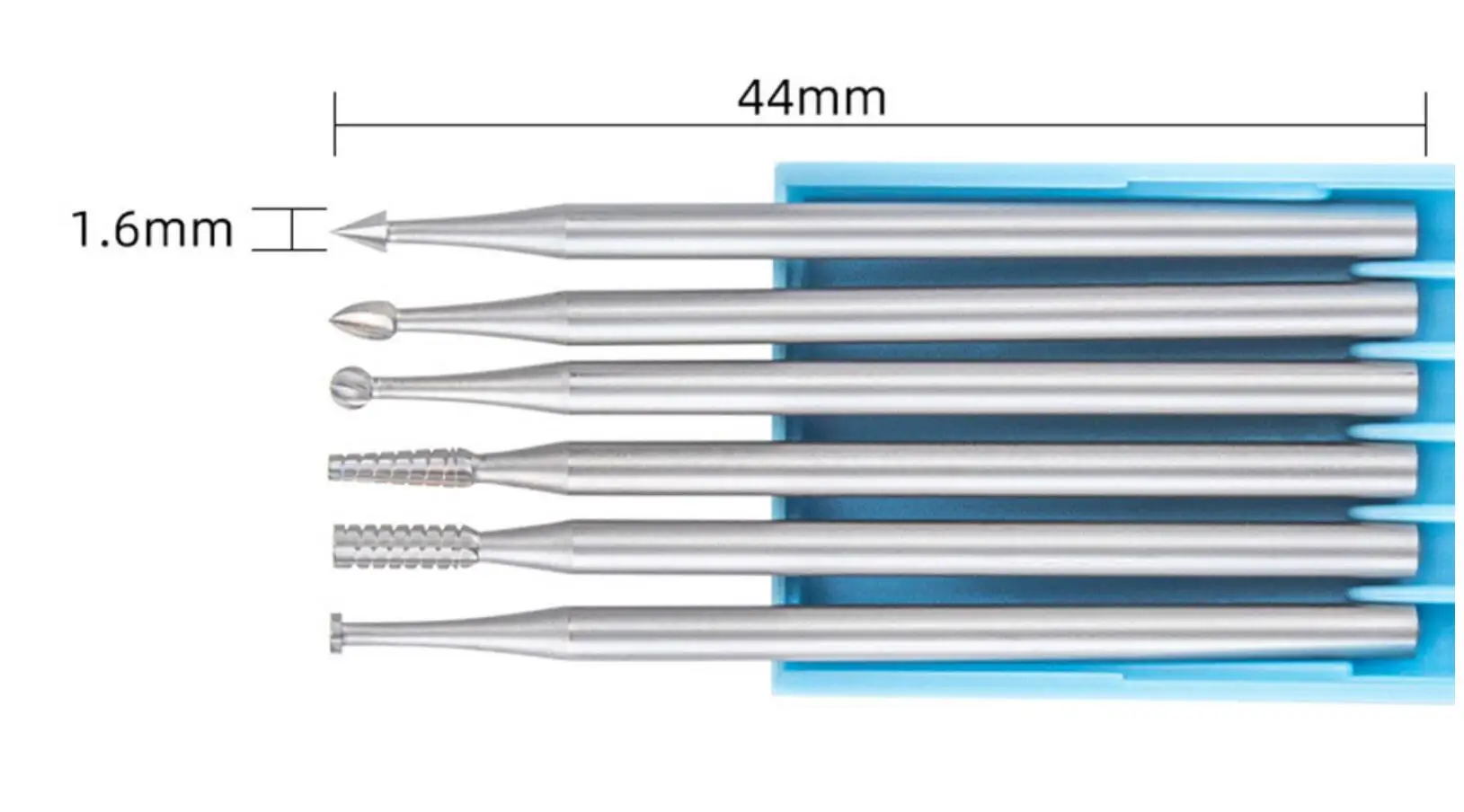 6 ชิ้น/เซ็ต 2.35 จับเหล็กทังสเตนแกะสลักเครื่องตัดไฟฟ้า Hollow ใหม่ 204 Threading Machine Olive Core แกะสลักตัด 0.7-2.3 มม.