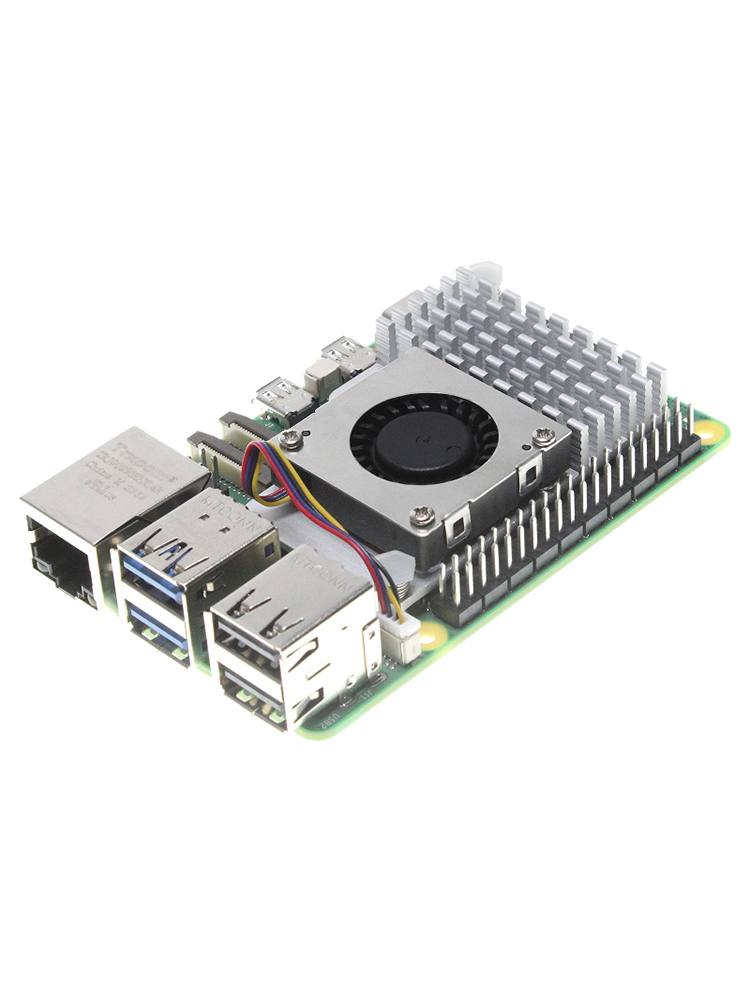 Himbeer Pi 5 offiziellen Kühlkörper Lüfter Metall Kühler Aktiv kühler