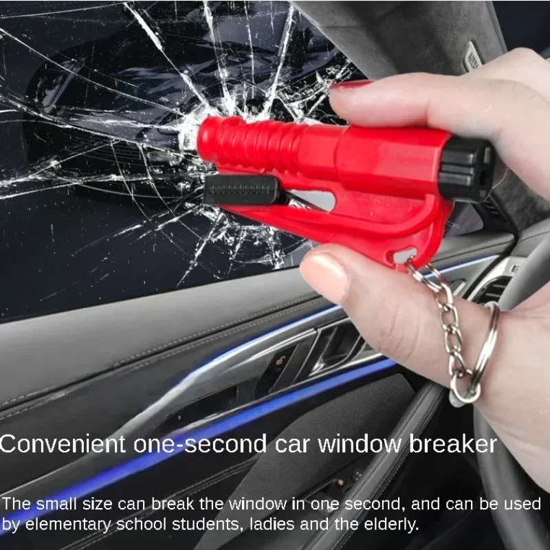 Autoveiligheidshamer Miniauto met een multifunctionele ontsnappingshamer om het glas te breken Reddingshamer Autoruit één seconde