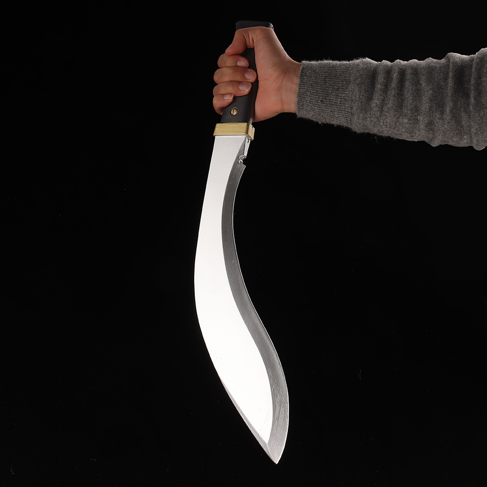 มีดยาวเนปาลมีด PU PROP 51x13ซม. ฮาโลวีนคาร์นิวัลอุปกรณ์ประกอบฉากอาวุธตกแต่งบ้านของขวัญเด็ก