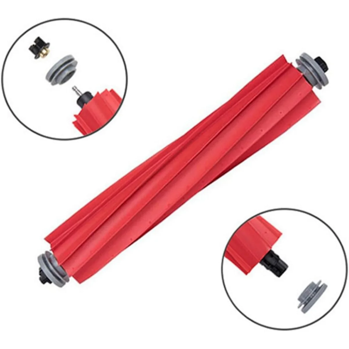 Rubber Main Brush for Roborock S7 Max Ultra, S7, S7+, S7 MaxV, S7 MaxV Plus, S7 MaxV Ultra, Q7, Q7+, Q7 Max, Q7 Max Plus