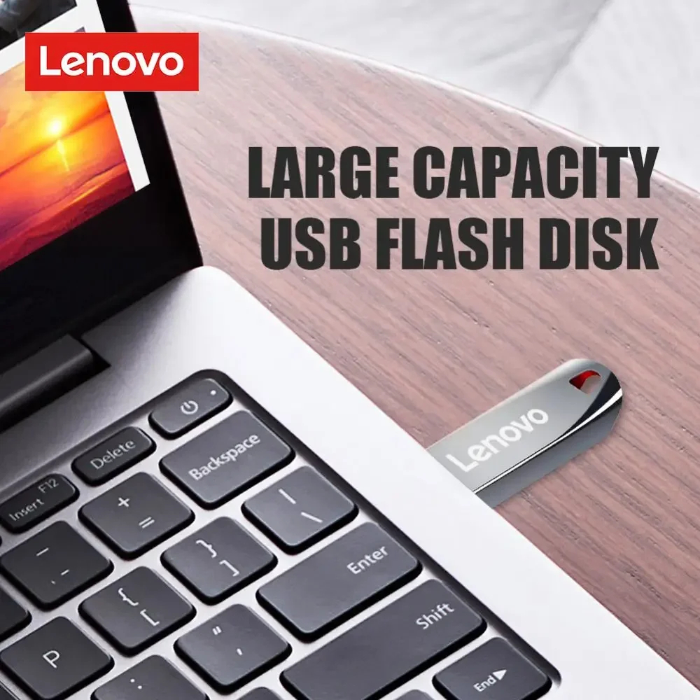 Lenovo 2TB USB 3.0 Metal Flash Drives High Speed Pendrive 1TB 256GB Portable Usb Drive Waterproof Memoria Mini Usb Flash Disk