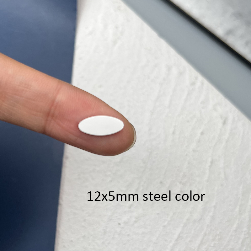 50pcs ออกแบบโลโก้ที่กําหนดเองข้อความเลเซอร์แกะสลักป้ายเสื้อผ้า 14x6 มม.12x22 มม.15x35 มม.20x35 มม.แกะสลักรูปไข่ Connecter แผ่นโลโก้