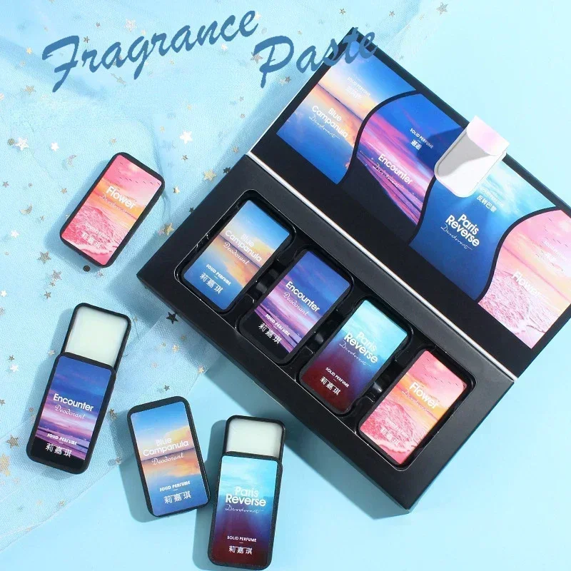 Solid Perfumes Long Lasting Fragrance Body Antiperspirants Fresh Portable Natural Reverse Paris for Women Men