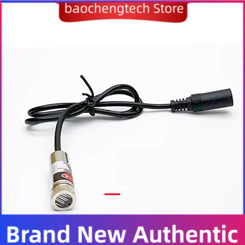 650nm 5mw 10mm laser module red red light dot shaped linear cross laser head industrial grade adjustable focal length 1230series
