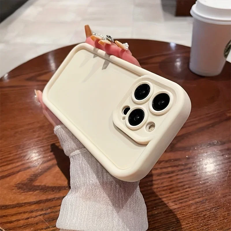 Funda de silicona de Color caramelo de lujo para iPhone, 11, 13, 12, 14, 15, 16 Pro Max, 15 Pro, XS, XR, XS Max, 7, 8, 14 PLUS, SE 2022, cubierta a prueba de golpes