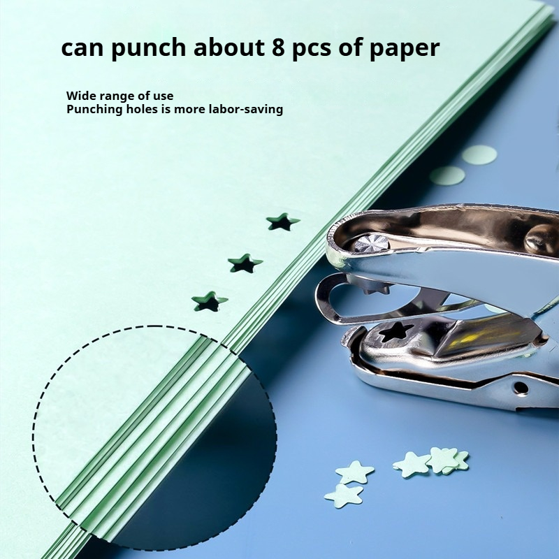 1 Pc Metal 1.5/6mm Pore Diameter Punch Pliers Single Hole Puncher Hand Paper Scrapbooking Punches 1-8 Pages Paper Hole Puncher