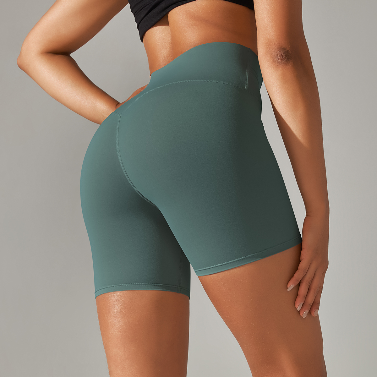 Yoga Shorts Frauen Fitness Shorts Laufen Radfahren Shorts Atmungsaktive Sport Leggings Hohe Taille Sommer Workout Gym Shorts