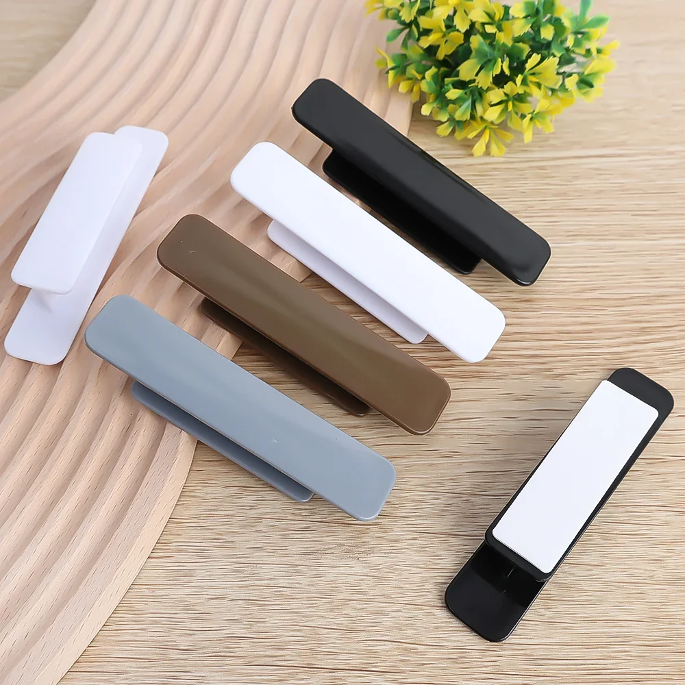 4/2PCS Window Cabinet Drawer Handles Self-adhesive Door Wardrobe Handle Organizer Paste Open Sliding Door Knob Auxiliary Device