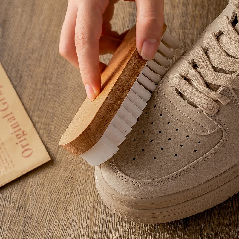 Anti Deer Suede Leather Shoes, escova de camurça, escova de borracha, borracha especial para limpeza, sapatos de camurça, botas amarelas