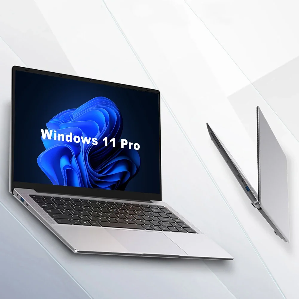 2025 14.1-Inch Kids' Intel Celeron Laptop Windows 11 Pro 128GB 256GB 512GB 1TB SSD for Online Learning Homework