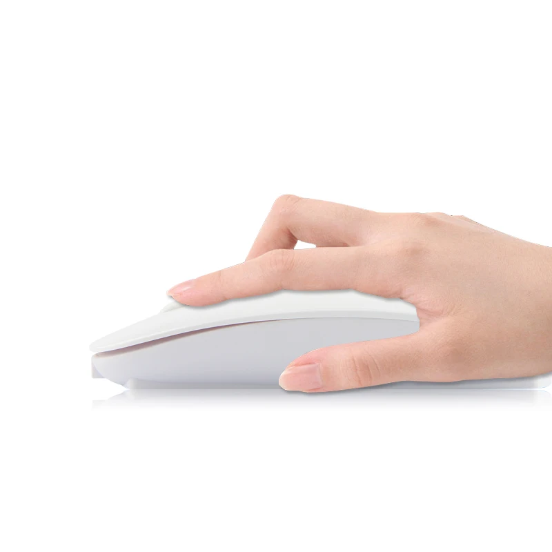 Ratón inalámbrico con Bluetooth, recargable, inalámbrico, silencioso, ergonómico, óptico, USB, para PC y portátil