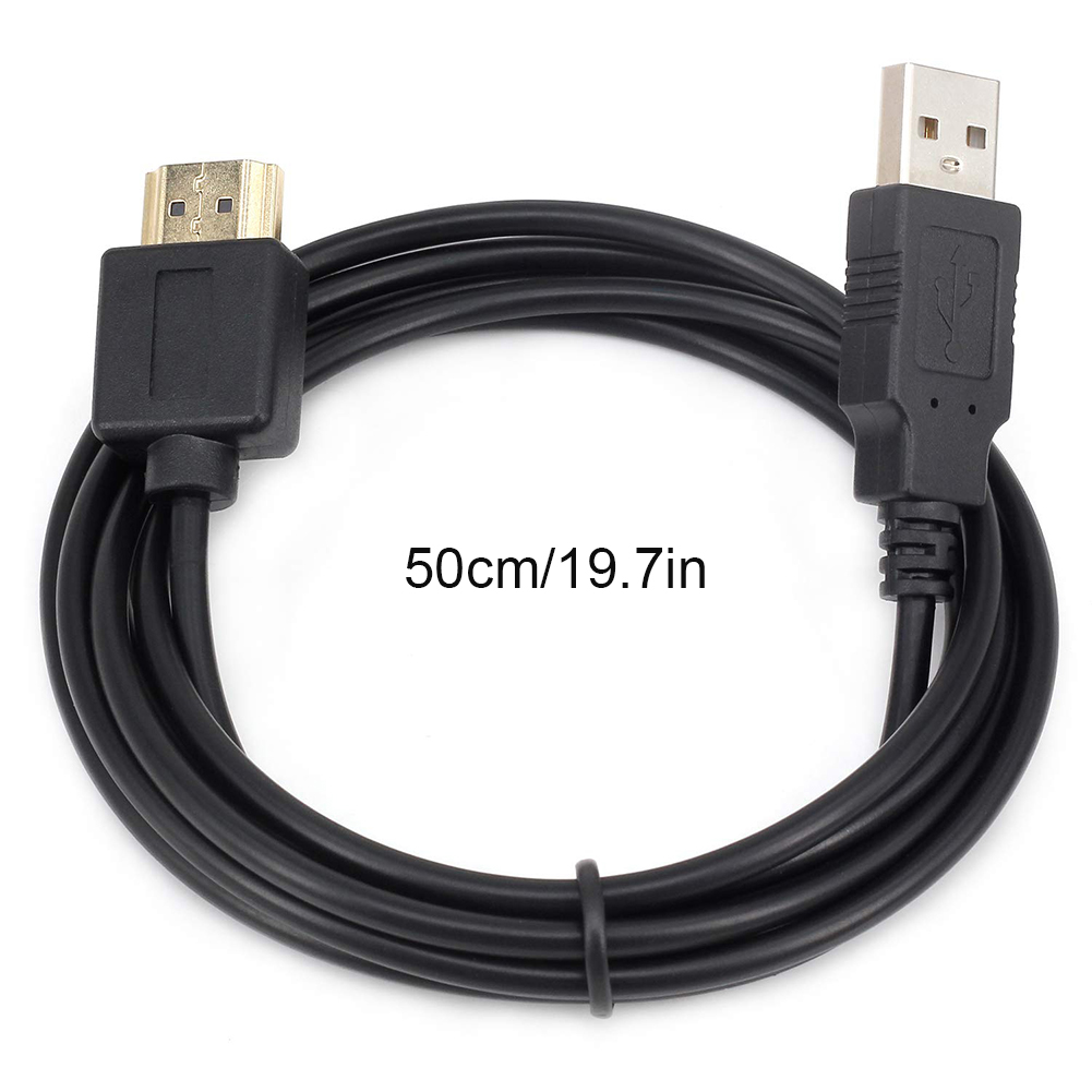 USB-кабель питания, совместимый с HDMI, шнуры для зарядного устройства «папа-папа», зарядный кабель, адаптер-сплиттер для смарт-устройства USB 2.0 к HDMI