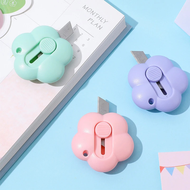 1/2PCS Mini Flower Art Knife Portable And Unwrapping Express Delivery Knife Student Office Paper Cutting Handmade Utility Knife
