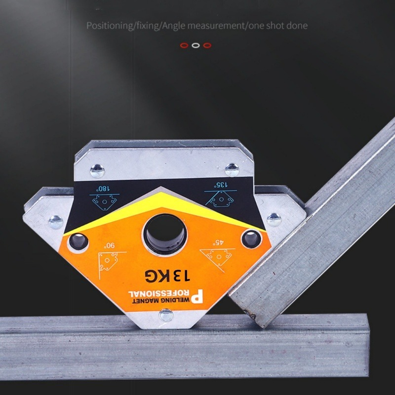 2pcs 13KG Magnetic Welding Holders Angle Solder Arrow Magnet Weld Fixer Positioner Ferrite Holding Auxiliary Locator Tools