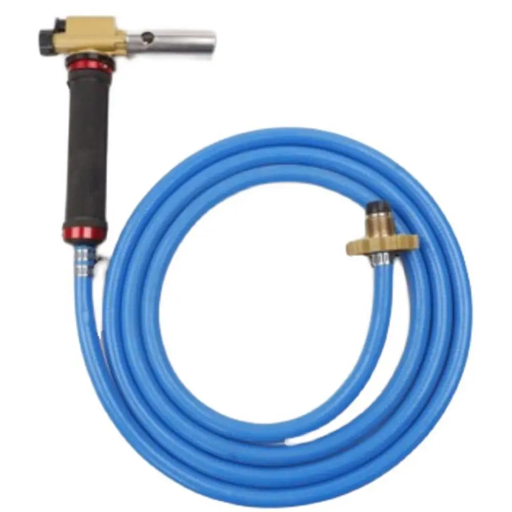 Torcia per saldatura a fiamma da 2,5 m Strumento per saldatura in rame e alluminio Torcia a gas propano liquefatto per soffiatore per torcia a gas di fusione di metalli preziosi