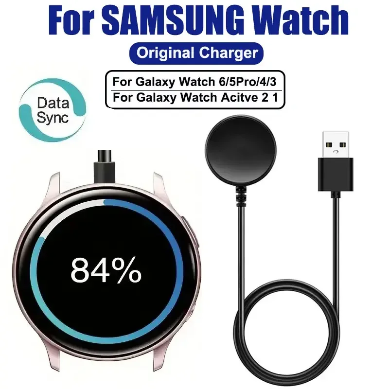 Carregador de cabo usb tipo c pd para samsung galaxy watch 6/5/pro/4/3 41mm 45mm ativo 2 40mm 44mm watch6 clássico 43mm 47mm 42mm 46mm