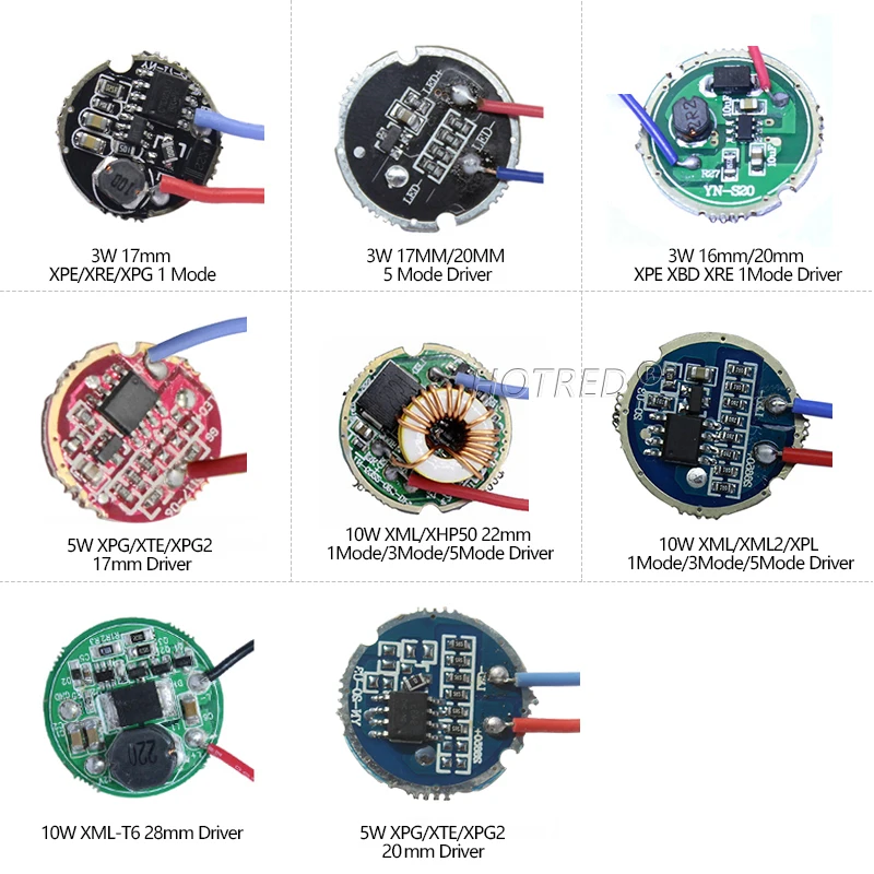12V LED 懐中電灯ドライバ 3 ワット 5 ワット 10 ワット定電流ドライバ DC1.2V 3.6V 4.2V DIY XPE2 3 ワット 5 ワット 10 ワット 18 ワット XPE 5050 T6 電源