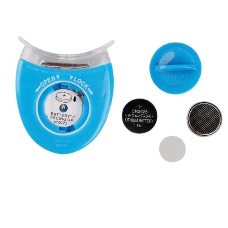 1 Uds. Lámpara LED para blanquear los dientes luz azul ultravioleta hogar Mini blanco azul fresco protección bucal limpieza bucal cuidado Personal