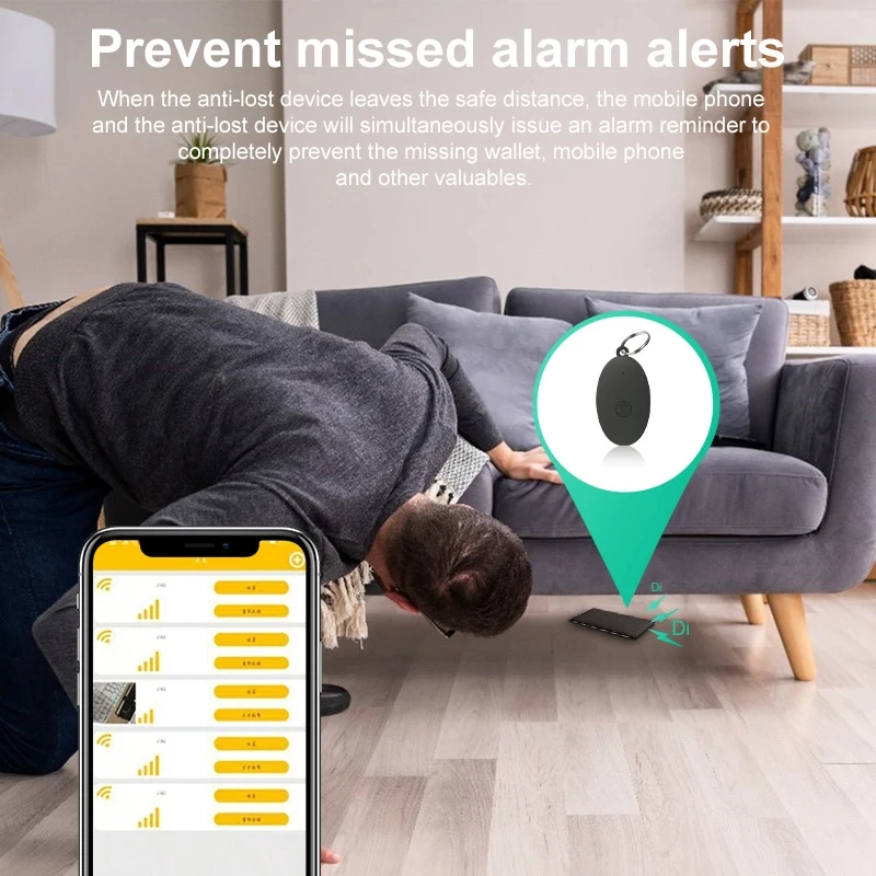 Xiaomi Mini GPS Tracker Bluetooth Anti-Lost Device Pet Kids Elderly Wallet Tracking for Iphone Samsung Finder Locator 2024 New