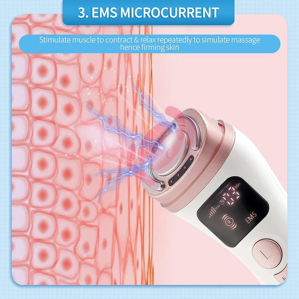 미니 HIFU 기계 초음파 RF EMS HIFU 얼굴 리프팅 피부 강화 장치 얼굴 턱 목 눈 주름 방지 마사지 가정용