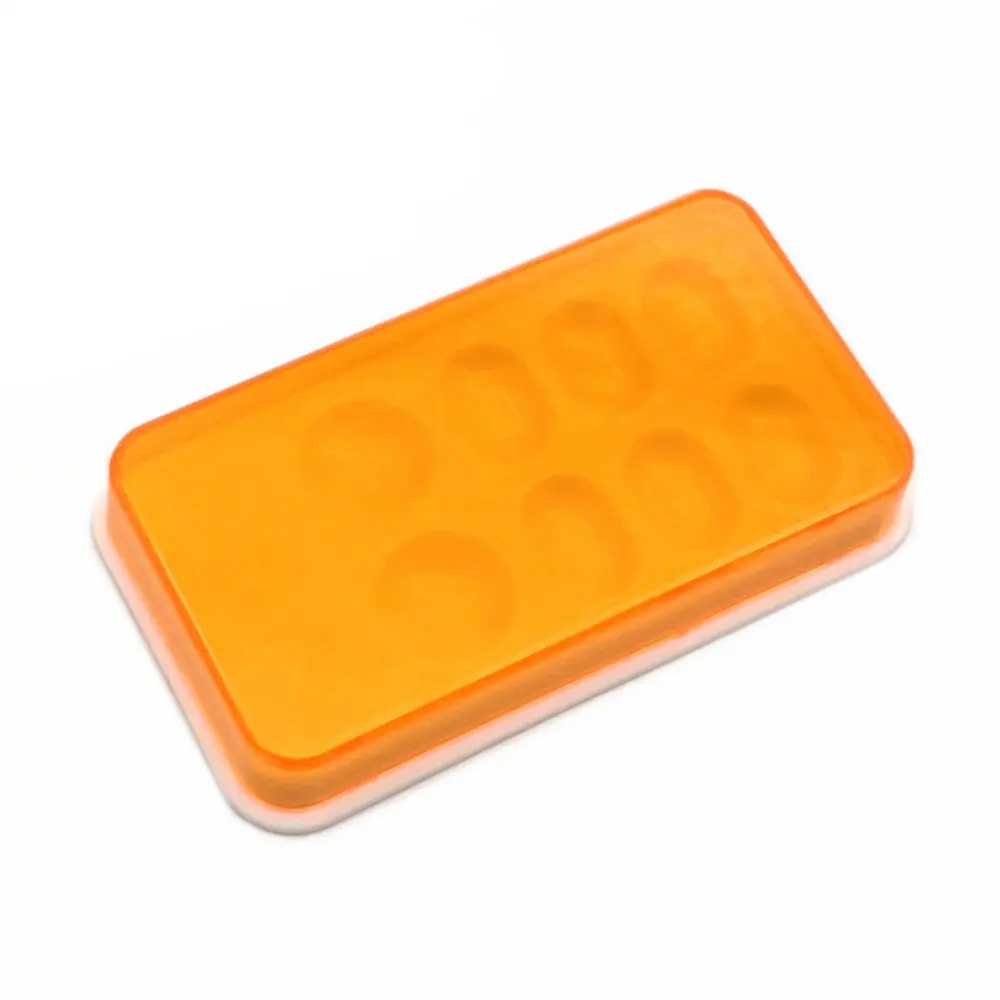 4 หลุม/8 หลุมทันตกรรมวีเนียร์กล่องเก็บฟัน Patch แรเงา Light Storage Case ฟันปลอม Retainer Molar กล่อง