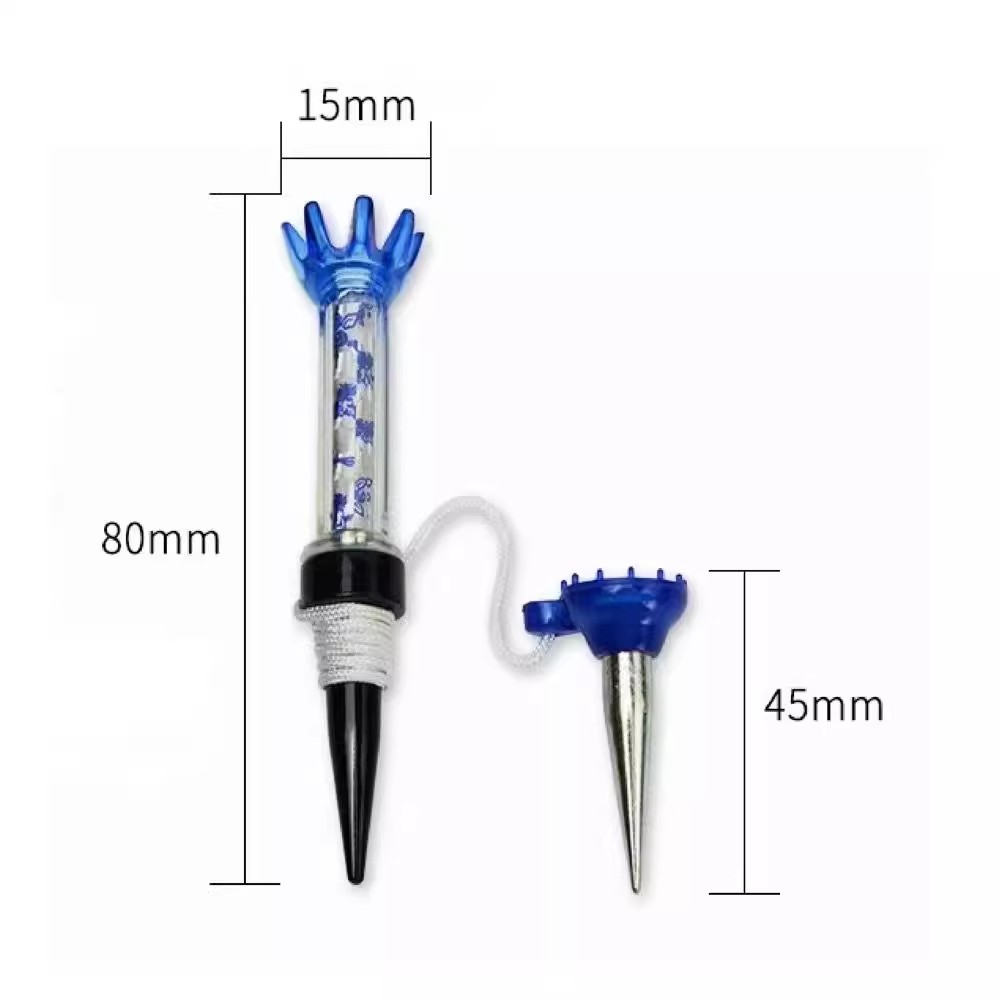 70/80mm Reusable Flexible Golf Magnet Tee Random Color Step Down with Anchor Golf Ball Golf Accessories