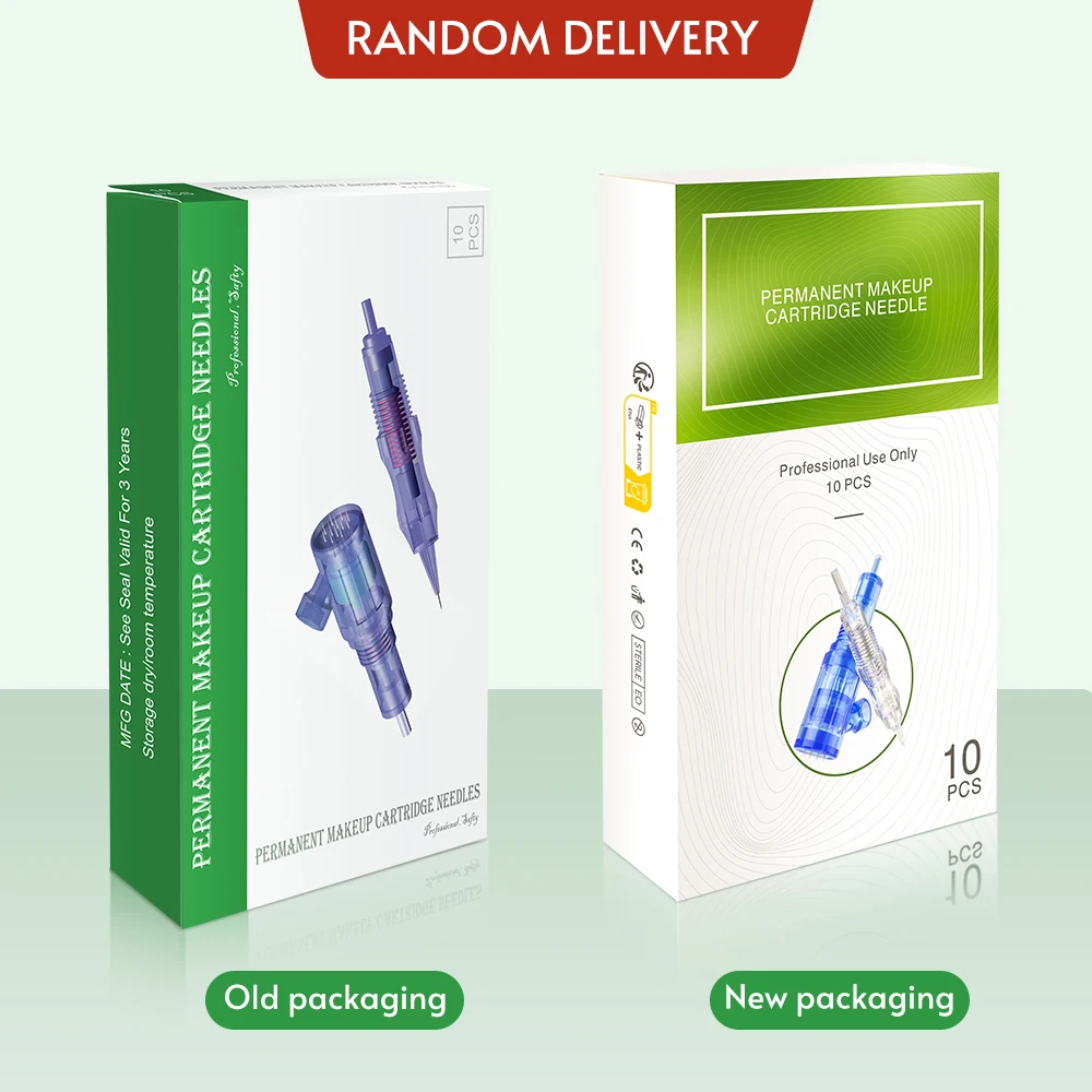 Biomaser 10 sztuk rewolucja igła do tatuażu igły do ​​makijażu permanentnego igły do ​​zestawu do tatuażu igła do brwi 1R,2R,3R,5R