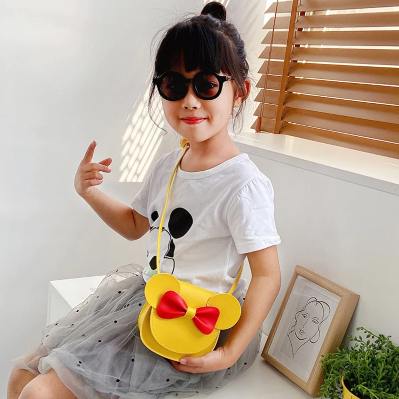 漫画の女性のショルダーバッグ,女の子のハンドバッグ,かわいいマウスの耳,女性のファッション,デザイナー,新しい2024