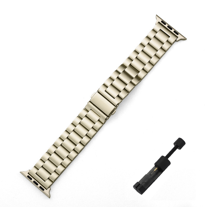 Pulseira de aço inoxidável para apple watch band 45mm ultra 49mm 41mm 40mm 44mm pulseira de metal para iwatch série 9 10 46mm 42mm