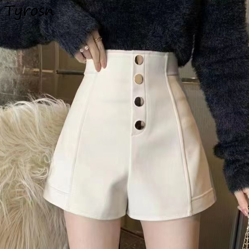XS-4XL Shorts Frauen Elegante Reife Design Charming Solide Damen Chic Alle-spiel Streetwear Freizeit Klassische Einfache Ulzzang Mode