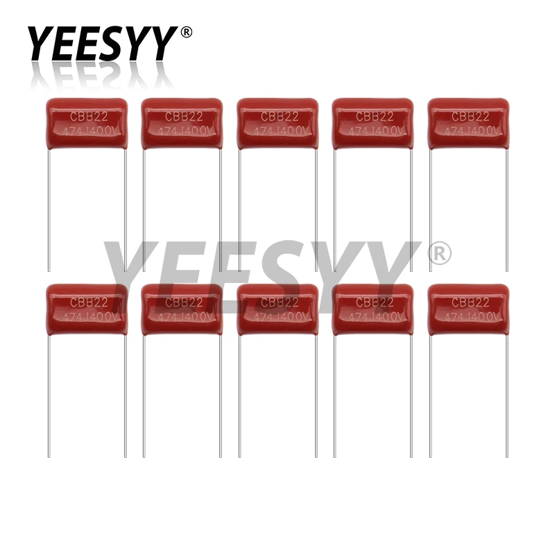 Condensador CBB de 10 piezas, 400V, 224, 474, 334, 394, 474, 564, 684, 754, 824, 103, 223, 333, 473, 683, 104, 154, 105, 125 UF, 1UF
