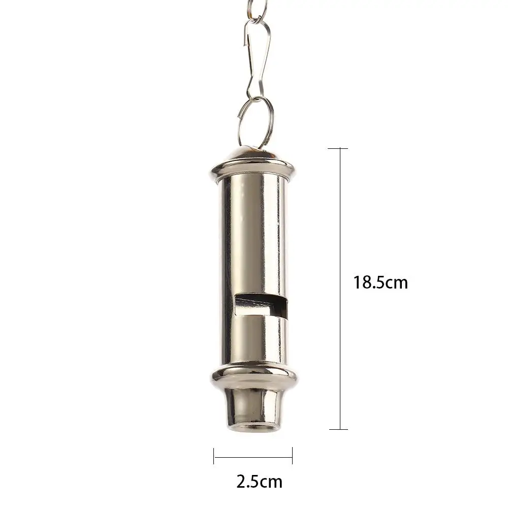 Überlebens pfeife Metall pfeife Notfall mit Lanyard tragbare Sicherheits warn pfeife