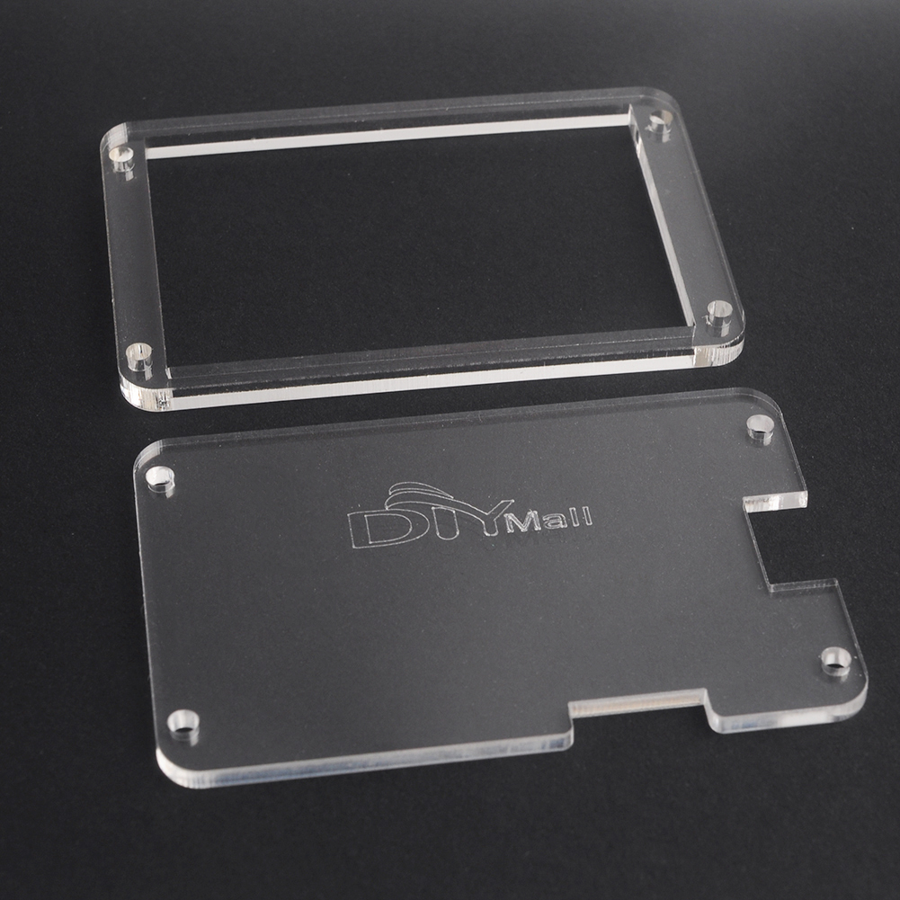 Capa de 3,5 "para Nextion 3,5 polegadas Touch TFT LCD Módulo Display (versão básica) Capa transparente acrílica