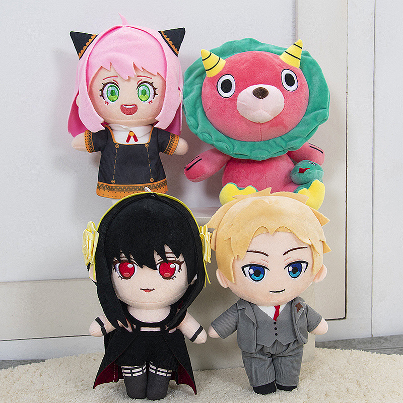 1-4 Stück Heißer Verkauf Anime Inland Spion gefülltes Plüschtier Chimera Löwe Ania Spion x Familie Plüschspion Kinderspielzeug Geschenk