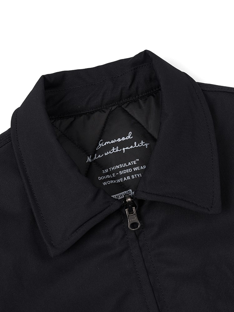 Simwood 2024 Herbst Winter neue übergroße Herren reversible Puffer mantel thermisch warm 3m™Dünne Stoff jacken