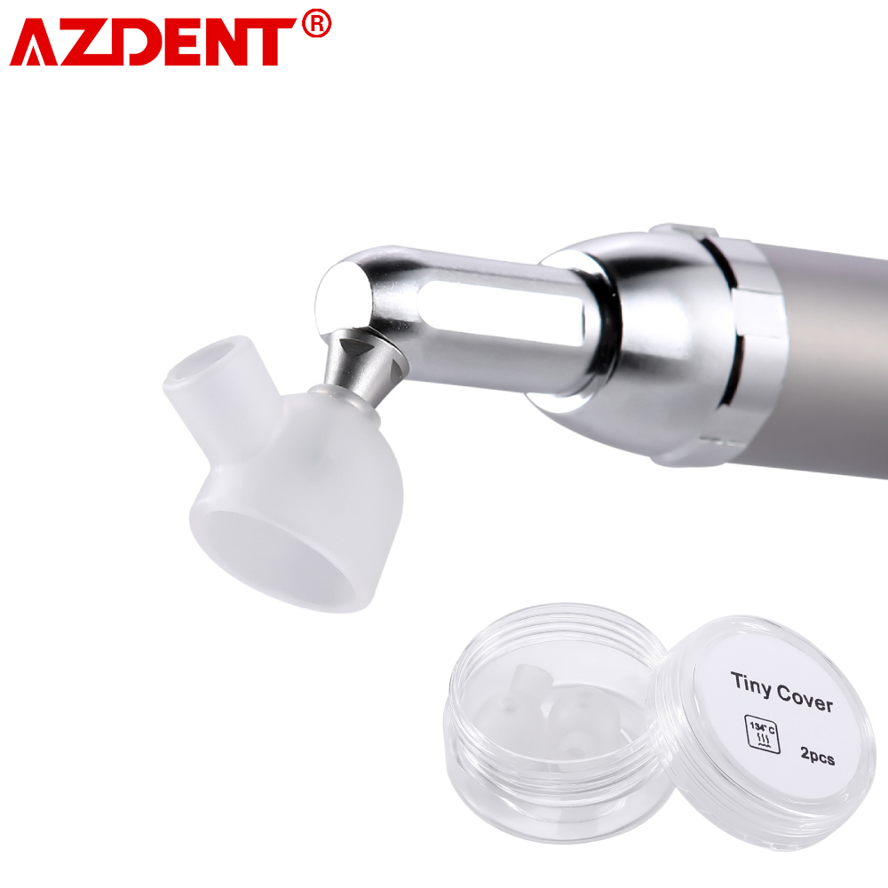 AZDENT ทันตกรรม Tiny สําหรับอลูมิเนียมออกไซด์ Air Abrasion Micro Blaster Sandblaster ผงฝุ่นหมวก 2pcs 135 ℃   หม้อนึ่งฆ่าเชื้อ
