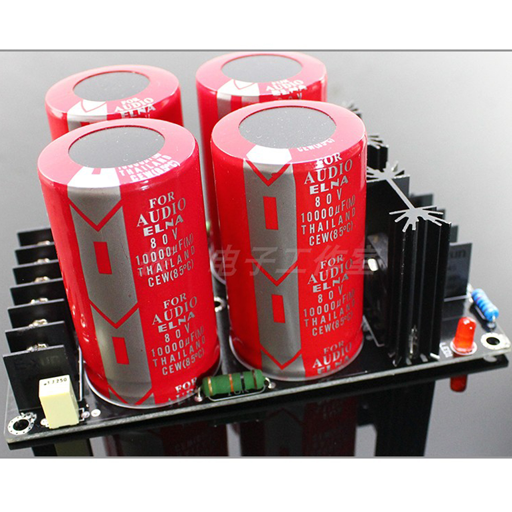 ELNA 4*10000UF 80V Papan Filter Penyearah Daya Kapasitor