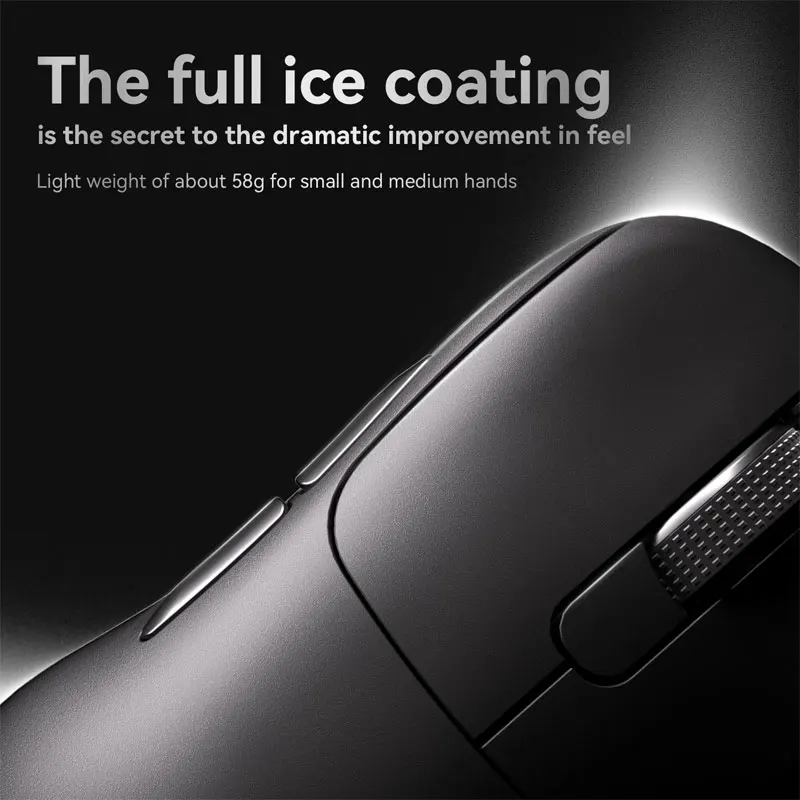 Ajazz aj179 pro paw3395 leichte kabel gebundene kabellose Maus mit magnetischer Lade basis Ergonomische Makro-Gaming-Maus für PC-Laptop